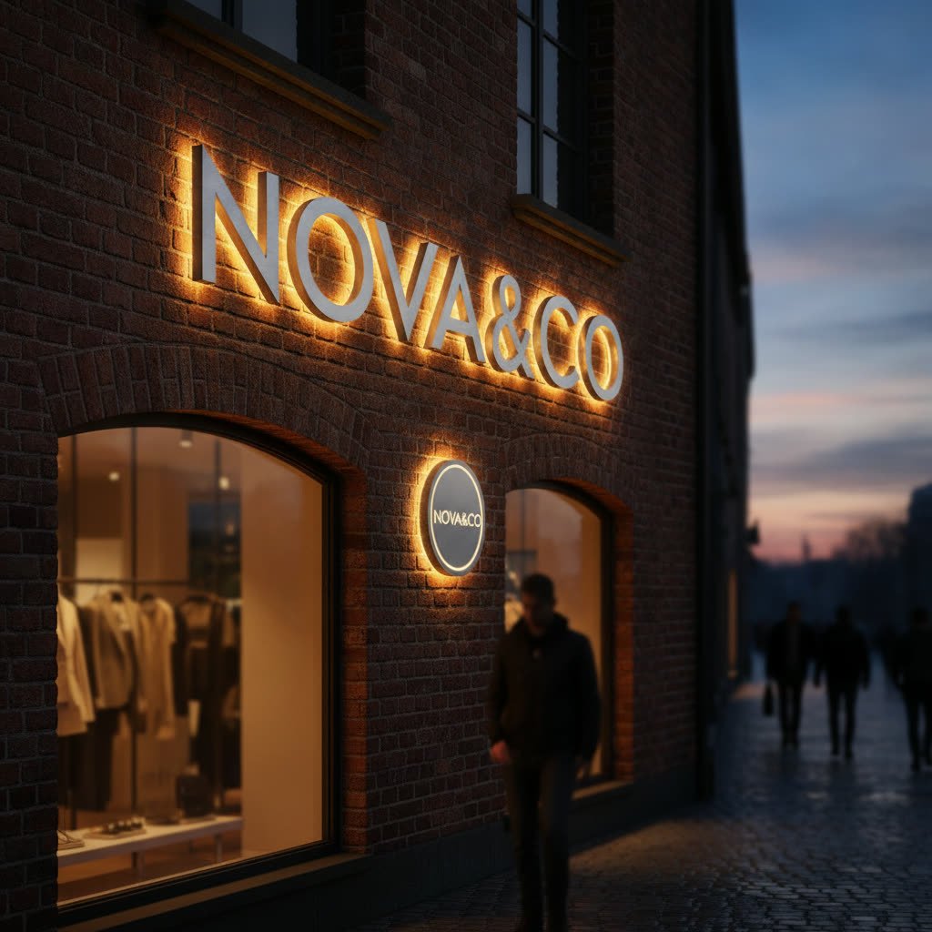 Signage Manchester concept mock-up