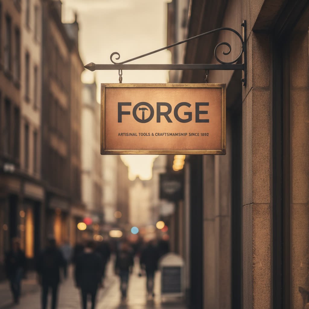 Signage concept mock-up